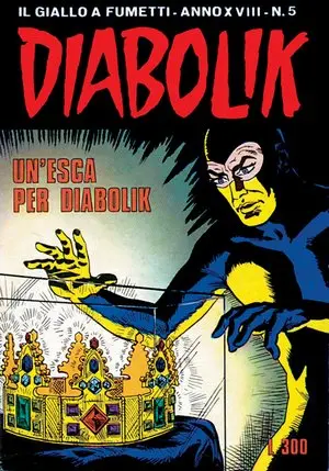 Copertina di DIABOLIK · 379 — Un'esca per Diabolik