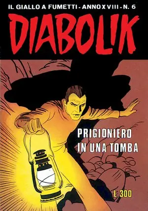 Copertina di DIABOLIK · 380 — Prigioniero in una tomba