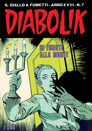 Copertina di DIABOLIK · 381 — Di fronte alla morte