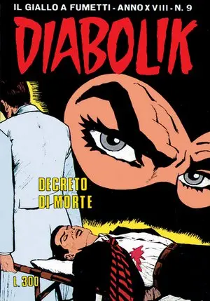 Copertina di DIABOLIK · 383 — Decreto di morte