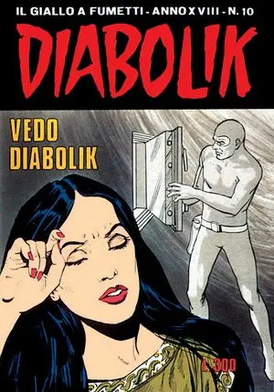 Copertina di DIABOLIK · 384 — Vedo Diabolik