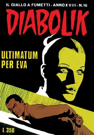 Copertina di DIABOLIK · 390 — Ultimatum per Eva
