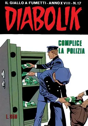 Copertina di DIABOLIK · 391 — Complice la polizia