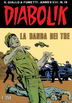 Copertina di DIABOLIK · 393 — La banda dei tre