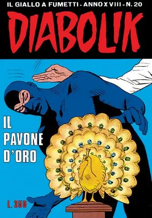 Copertina di DIABOLIK · 394 — Il pavone d'oro