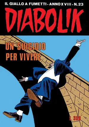 Copertina di DIABOLIK · 397 — Un suicidio per vivere