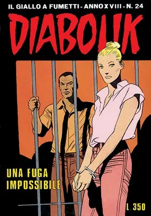 Copertina di DIABOLIK · 398 — Una fuga impossibile