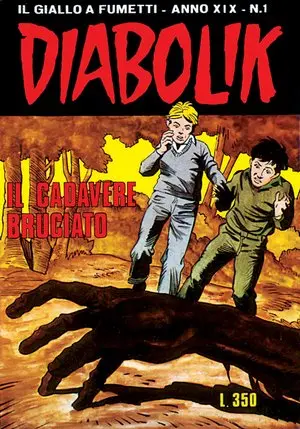 Copertina di DIABOLIK · 399 — Il cadavere bruciato