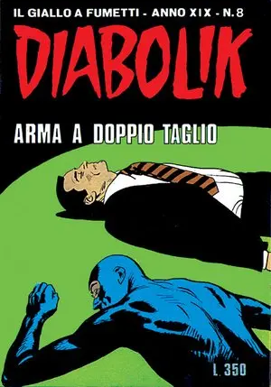 Copertina di DIABOLIK · 406 — Arma a doppio taglio