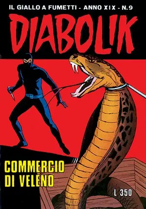 Copertina di DIABOLIK · 407 — Commercio di veleno