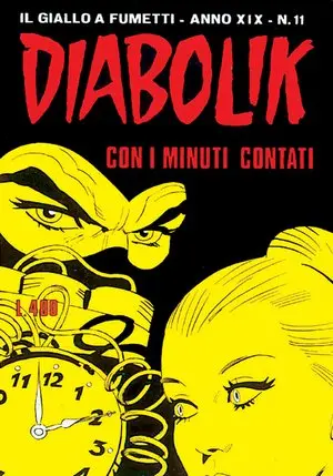 Copertina di DIABOLIK · 409 — Con i minuti contati