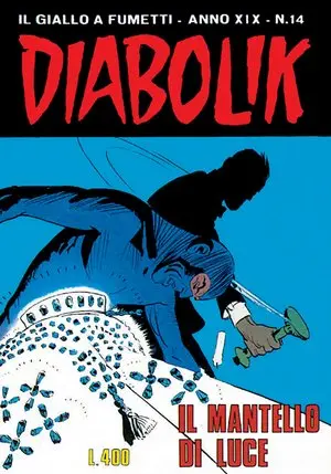Copertina di DIABOLIK · 412 — Il mantello di luce
