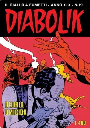 Copertina di DIABOLIK · 417 — Delirio omicida