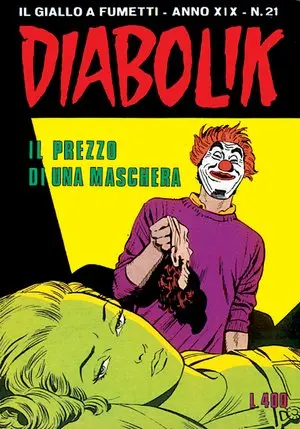Copertina di DIABOLIK · 419 — Il prezzo di una maschera