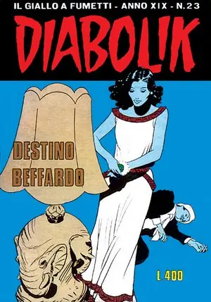 Copertina di DIABOLIK · 421 — Destino beffardo