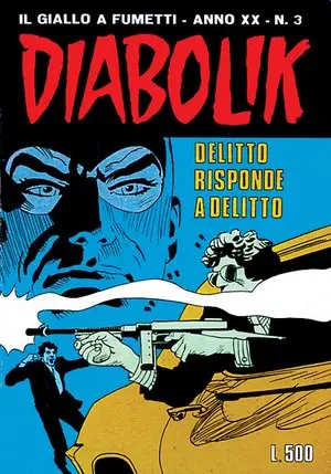 Copertina di DIABOLIK · 425 — Delitto risponde a delitto