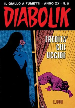 Copertina di DIABOLIK · 427 — Eredità che uccide