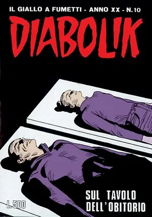 Copertina di DIABOLIK · 432 — Sul tavolo dell'obitorio