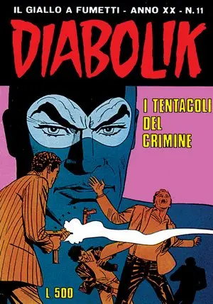 Copertina di DIABOLIK · 433 — I tentacoli del crimine