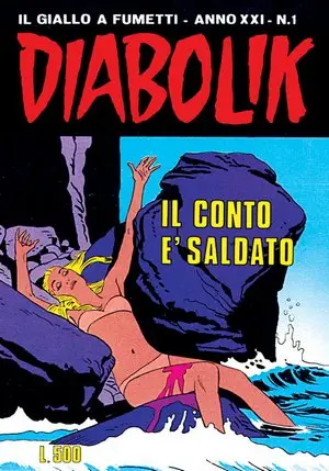 Copertina di DIABOLIK · 437 — Il conto è saldato
