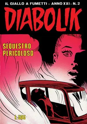 Copertina di DIABOLIK · 438 — Sequestro pericoloso