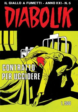 Copertina di DIABOLIK · 442 — Contratto per uccidere