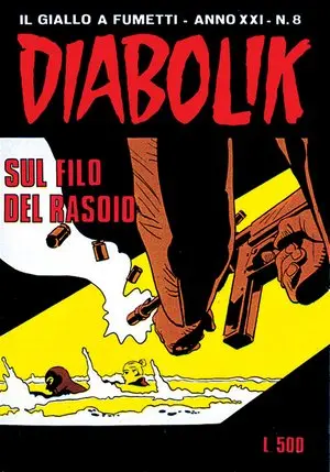 Copertina di DIABOLIK · 444 — Sul filo del rasoio