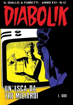 Copertina di DIABOLIK · 448 — Un'esca da tre miliardi