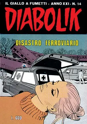 Copertina di DIABOLIK · 450 — Disastro ferroviario
