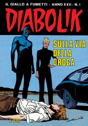 Copertina di DIABOLIK · 451 — Sulla via della droga