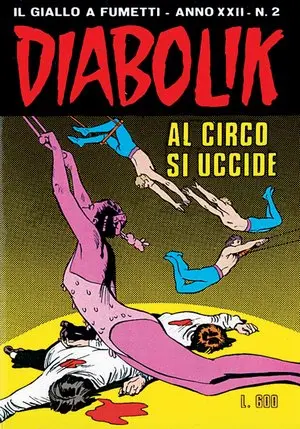 Copertina di DIABOLIK · 452 — Al circo si uccide