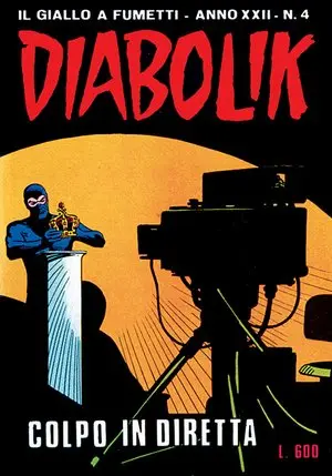 Copertina di DIABOLIK · 454 — Colpo in diretta