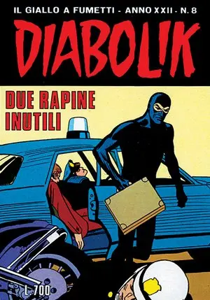 Copertina di DIABOLIK · 458 — Due rapine inutili