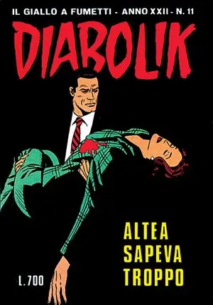 Copertina di DIABOLIK · 461 — Altea sapeva troppo