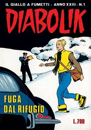 Copertina di DIABOLIK · 465 — Fuga dal rifugio