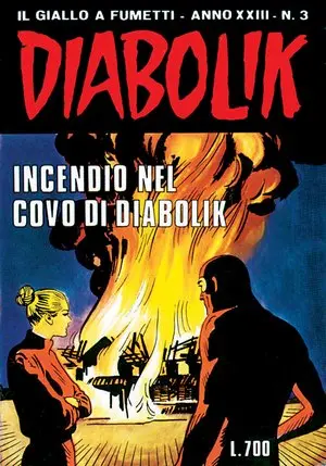 Copertina di DIABOLIK · 467 — Incendio nel covo di Diabolik