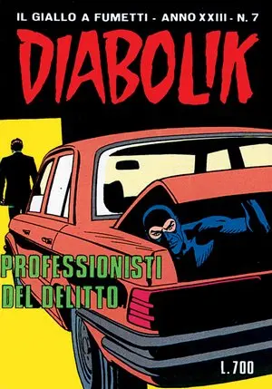 Copertina di DIABOLIK · 471 — Professionisti del delitto
