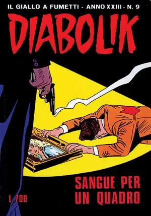 Copertina di DIABOLIK · 473 — Sangue per un quadro