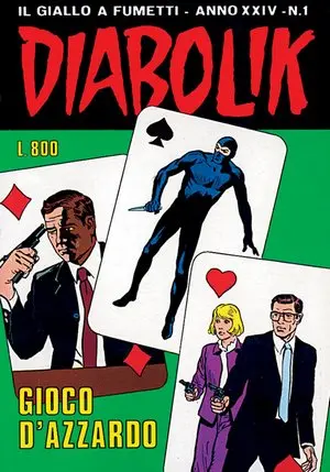 Copertina di DIABOLIK · 479 — Gioco d'azzardo