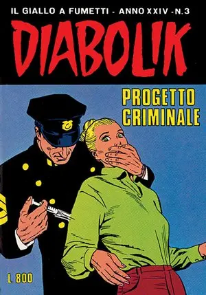 Copertina di DIABOLIK · 481 — Progetto criminale