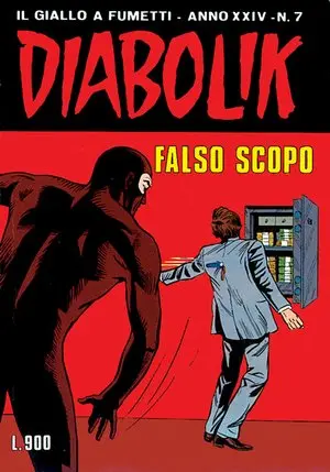 Copertina di DIABOLIK · 485 — Falso scopo