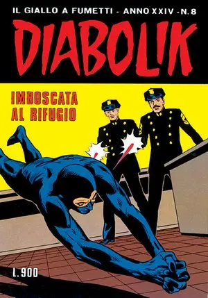 Copertina di DIABOLIK · 486 — Imboscata al rifugio