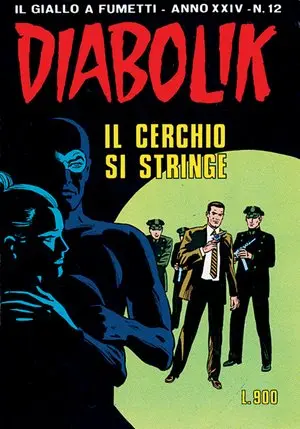 Copertina di DIABOLIK · 490 — Il cerchio si stringe
