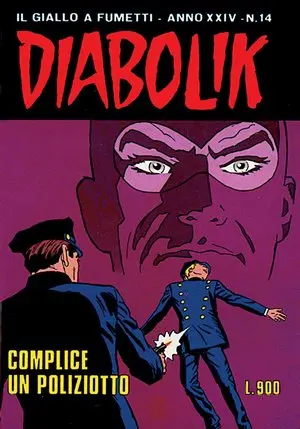 Copertina di DIABOLIK · 492 — Complice un poliziotto