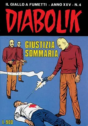 Copertina di DIABOLIK · 496 — Giustizia sommaria