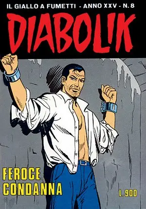 Copertina di DIABOLIK · 500 — Feroce condanna