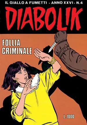 Copertina di DIABOLIK · 510 — Follia criminale