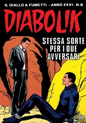 Copertina di DIABOLIK · 514 — Stessa sorte per i due avversari