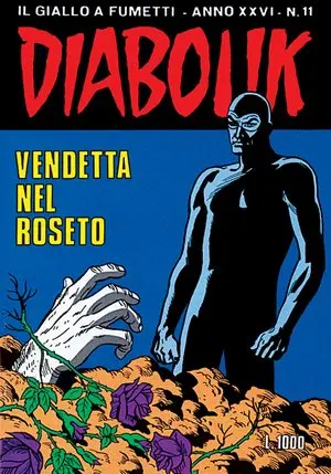 Copertina di DIABOLIK · 517 — Vendetta nel roseto