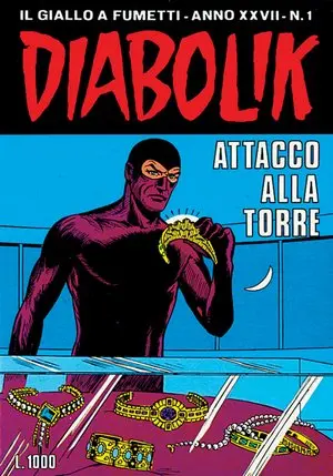 Copertina di DIABOLIK · 519 — Attacco alla torre